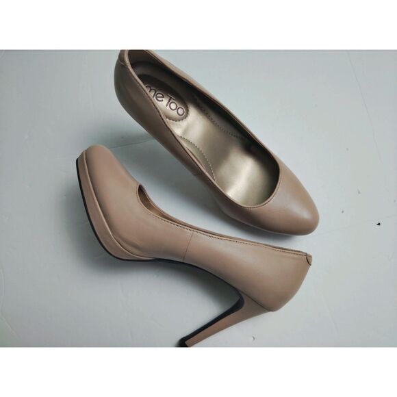Me Too Holly Tan Platform Heels Sz 6.5 M - Picture 5 of 11